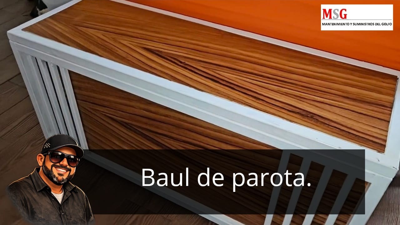 video completo del baul de herreria con triplay de parota.