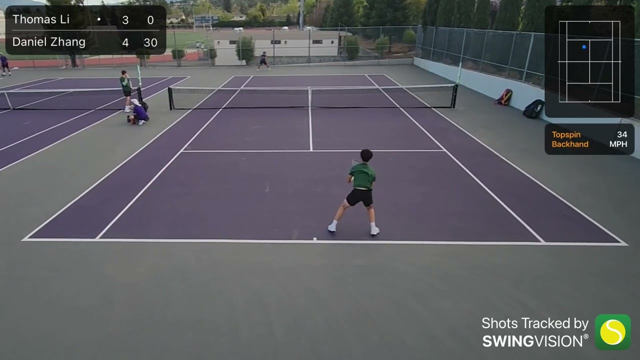 Palo Alto High School Varsity Singles #1 vs. Monta Vista (UTR 9-10)