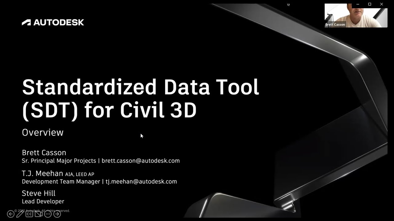 Standardized Data Tool for Civil 3D - Overview