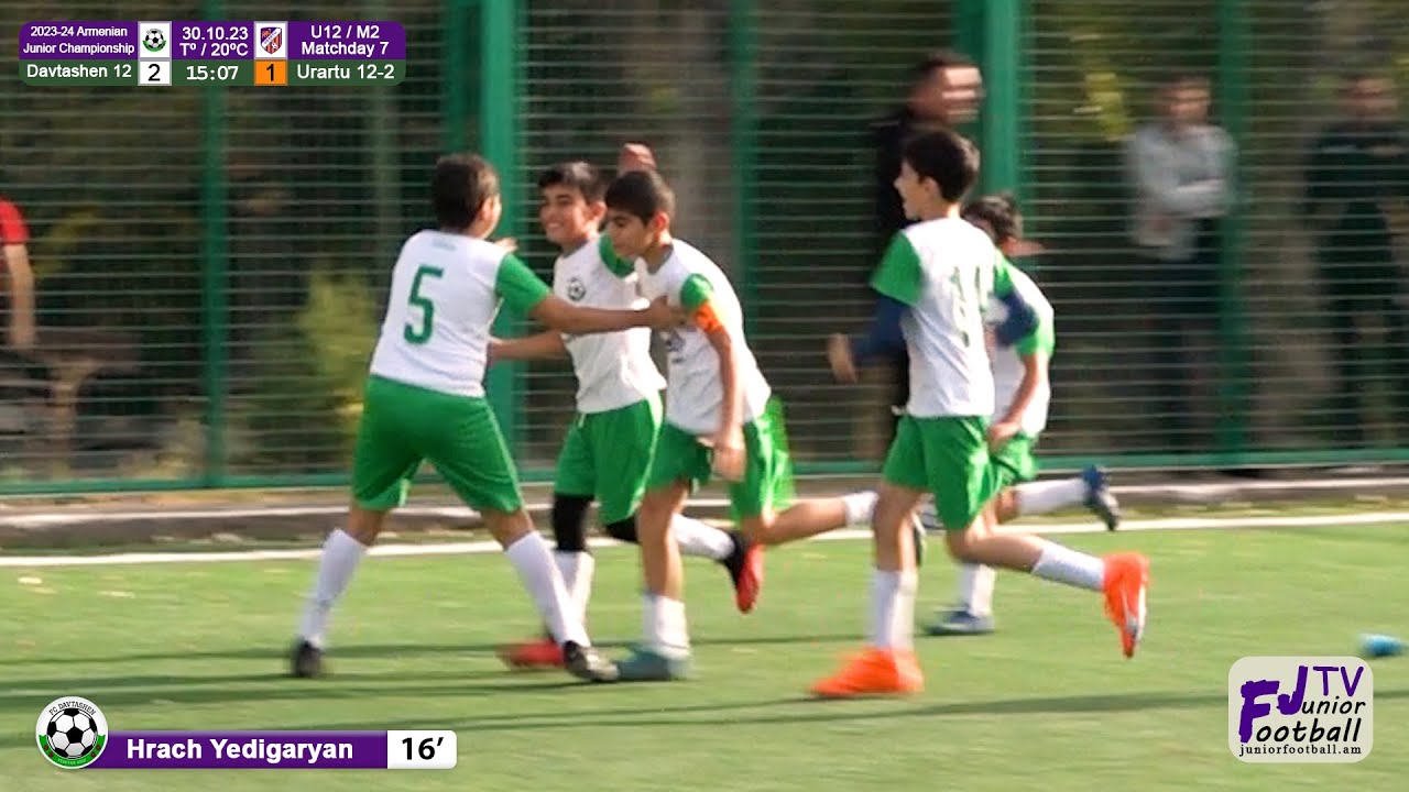 Davtashen 12 (5-4) Urartu 12-2 (30.10.23) 2023-24 AJC U12/M2, Matchday 7