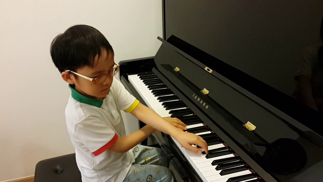 Mozart Sonata in A K331 (full) by Jonah Ho (age 6)