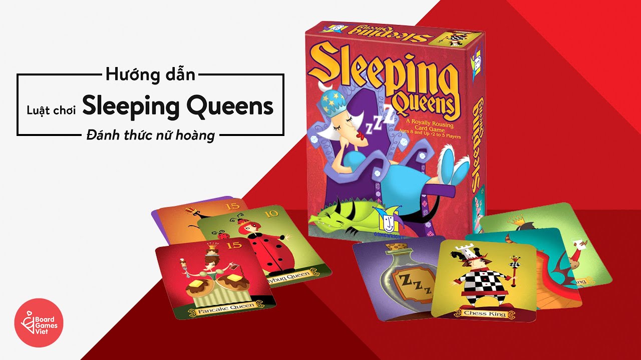 Board Games Việt - Hướng dẫn chơi board game Sleeping Queens | Đánh thức nữ hoàng