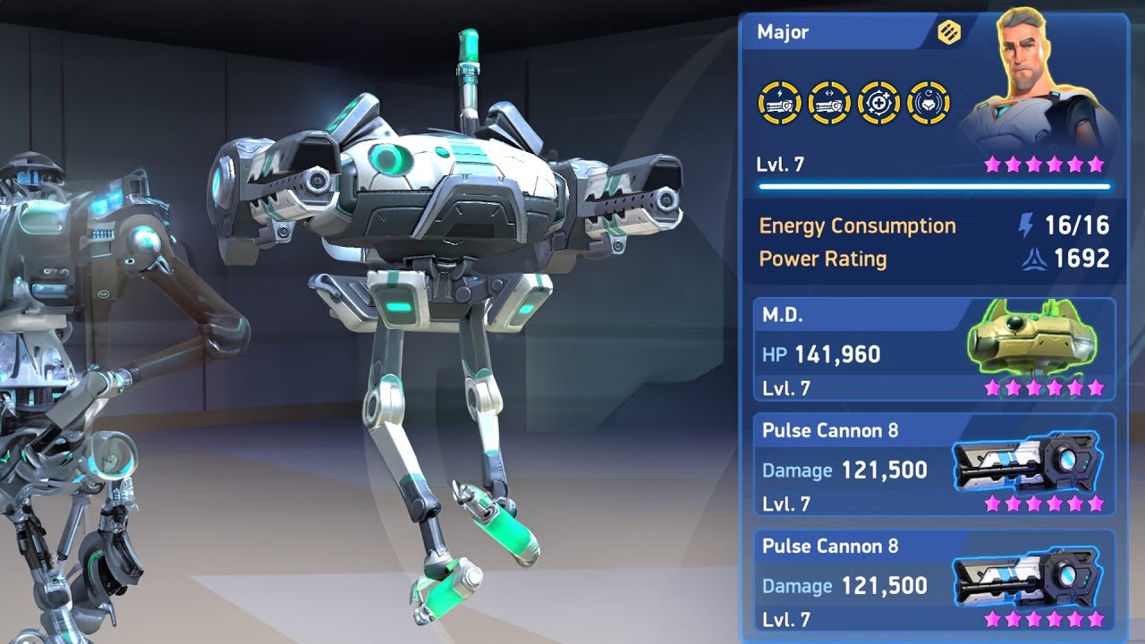 Mech Dancer - MD Pulse Cannon 8 - Mech Arena