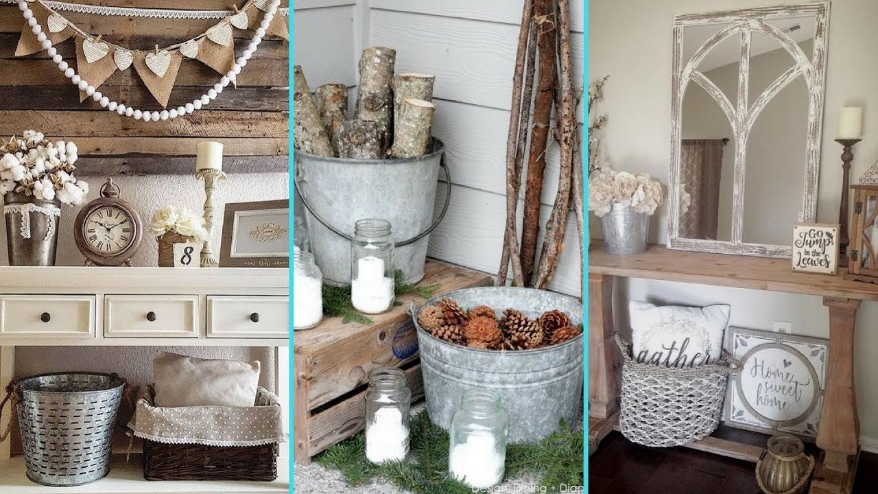 ❤DIY Shabby chic style Galvanized Tub & Bucket decor Ideas❤ | Home decor Ideas| Flamingo Mango