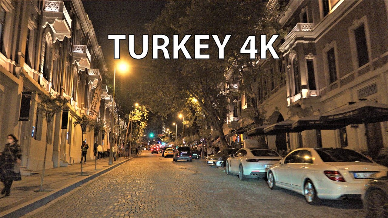 Istanbul 4K - Night Drive - Turkey