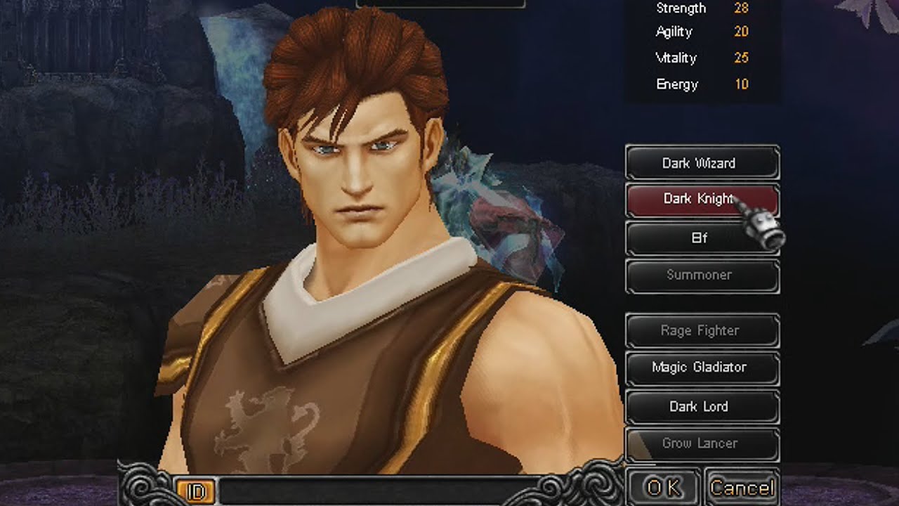 Classe Dark Knight - MU Online