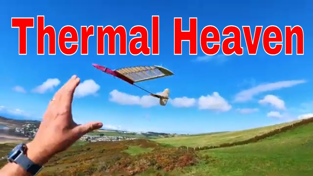 Thermal Heaven a glorious day with the PUG Rc Glider