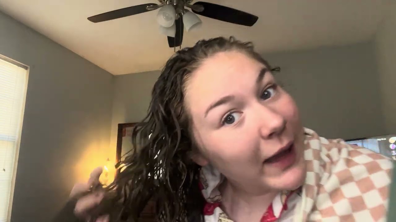 My curly hair routine