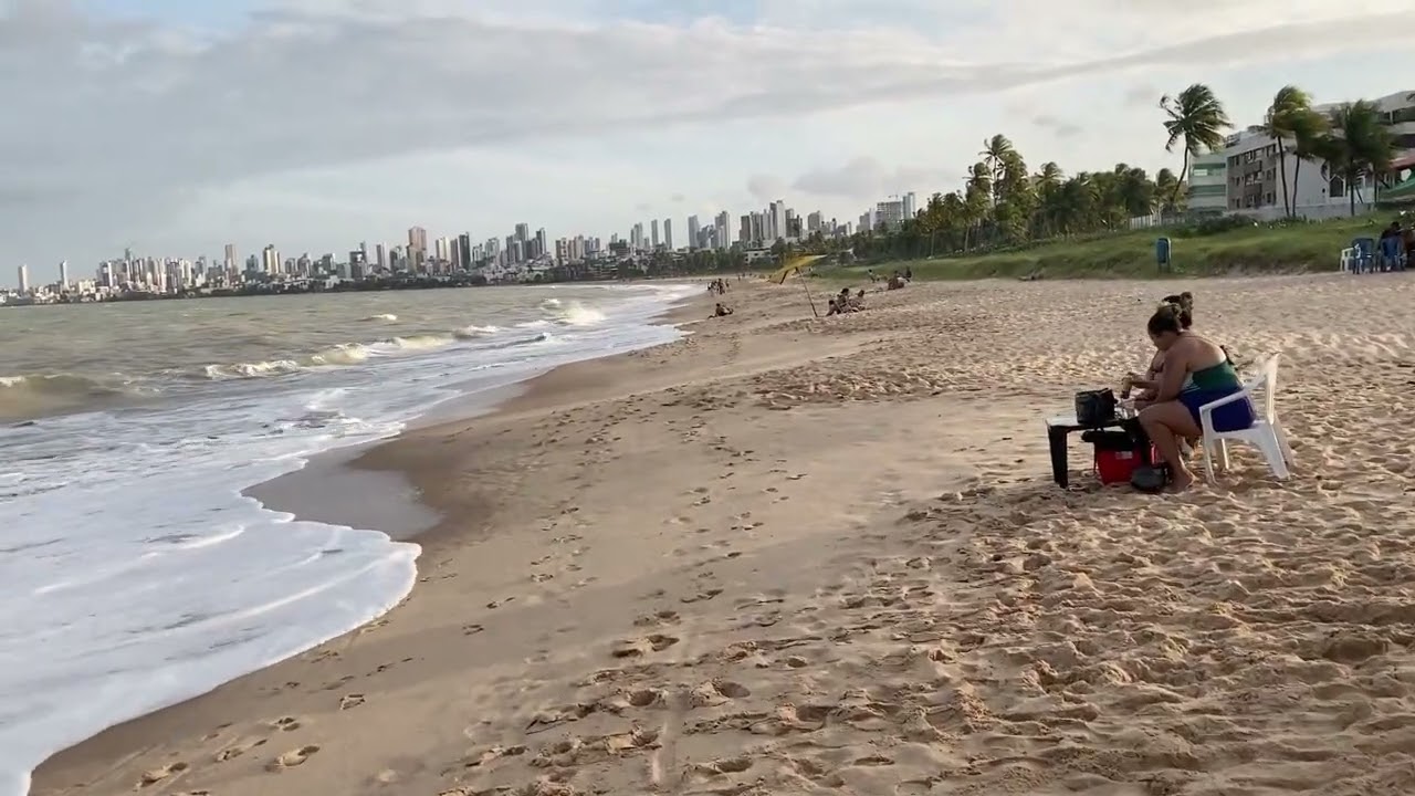 Um Tour pela Areia da Praia do Bessa em João Pessoa/Paraíba🌊 (PARTE 4) #ecogeo #joaopessoa #bessa