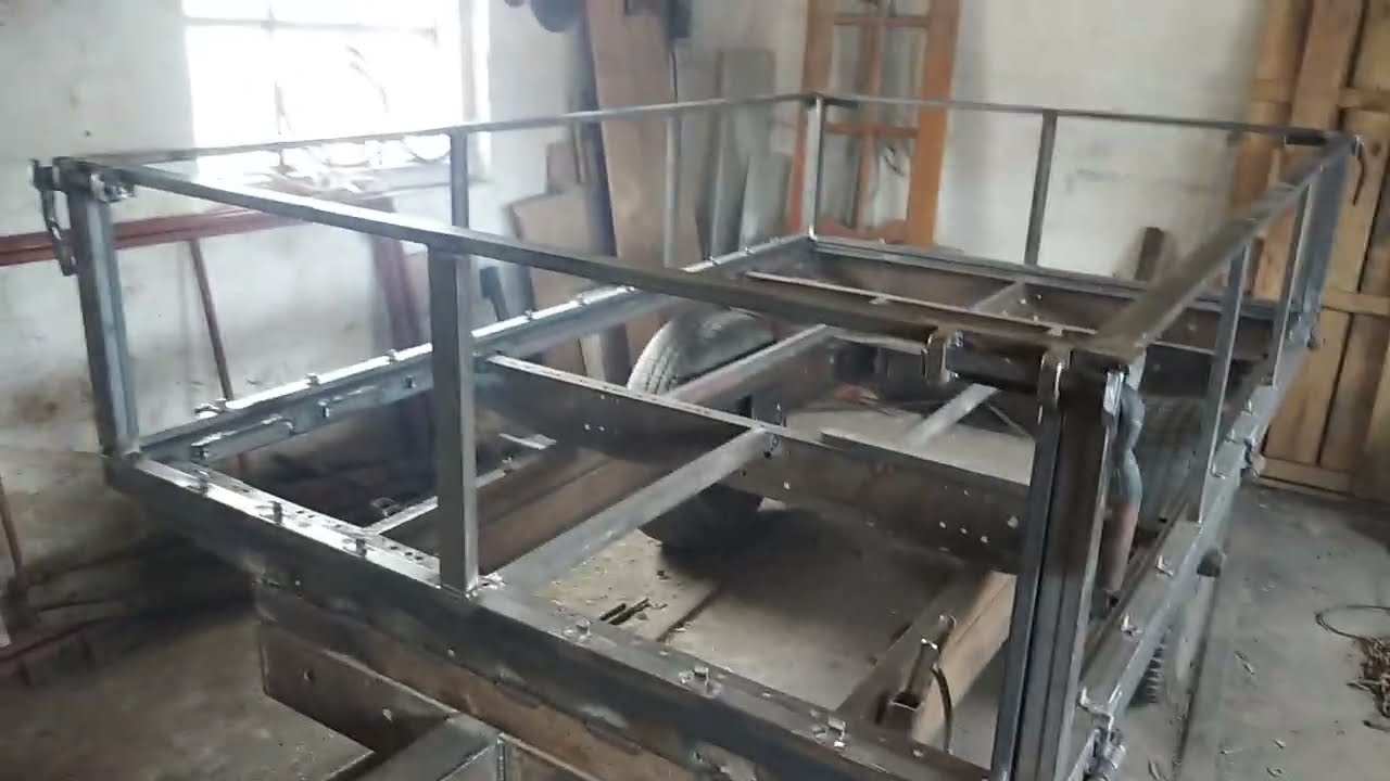 Борти для саморобного прицепа на мінітрактор.  Своїми руками.