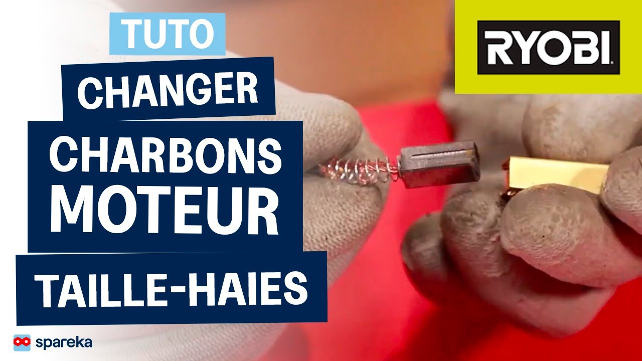 Changer les charbons moteur d’un taille-haies électrique : tuto réparation facile