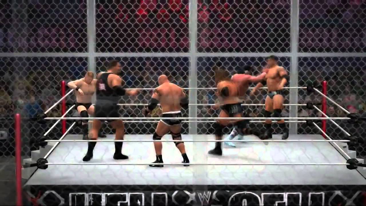 WWE 2K14 Simulation   Armageddon Hell in a Cell Full match