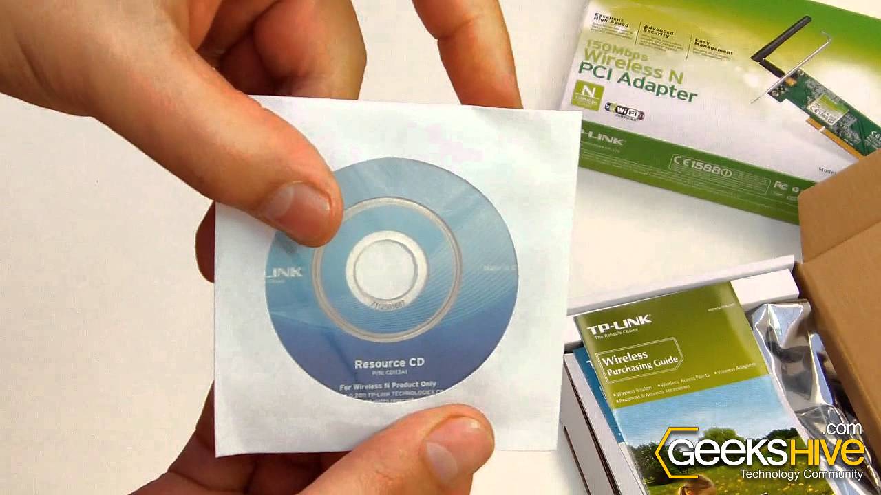 150Mbps Wireless N PCI Adapter TL-WN751ND TP-Link - Unboxing by www.geekshive.com