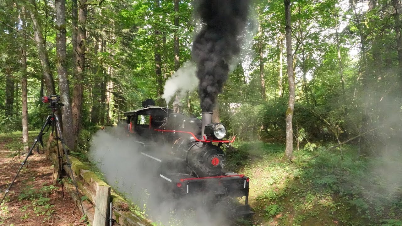 Hillcrest Shay Steam Locomotive Moves to Mainline & Sands-Out Tubes