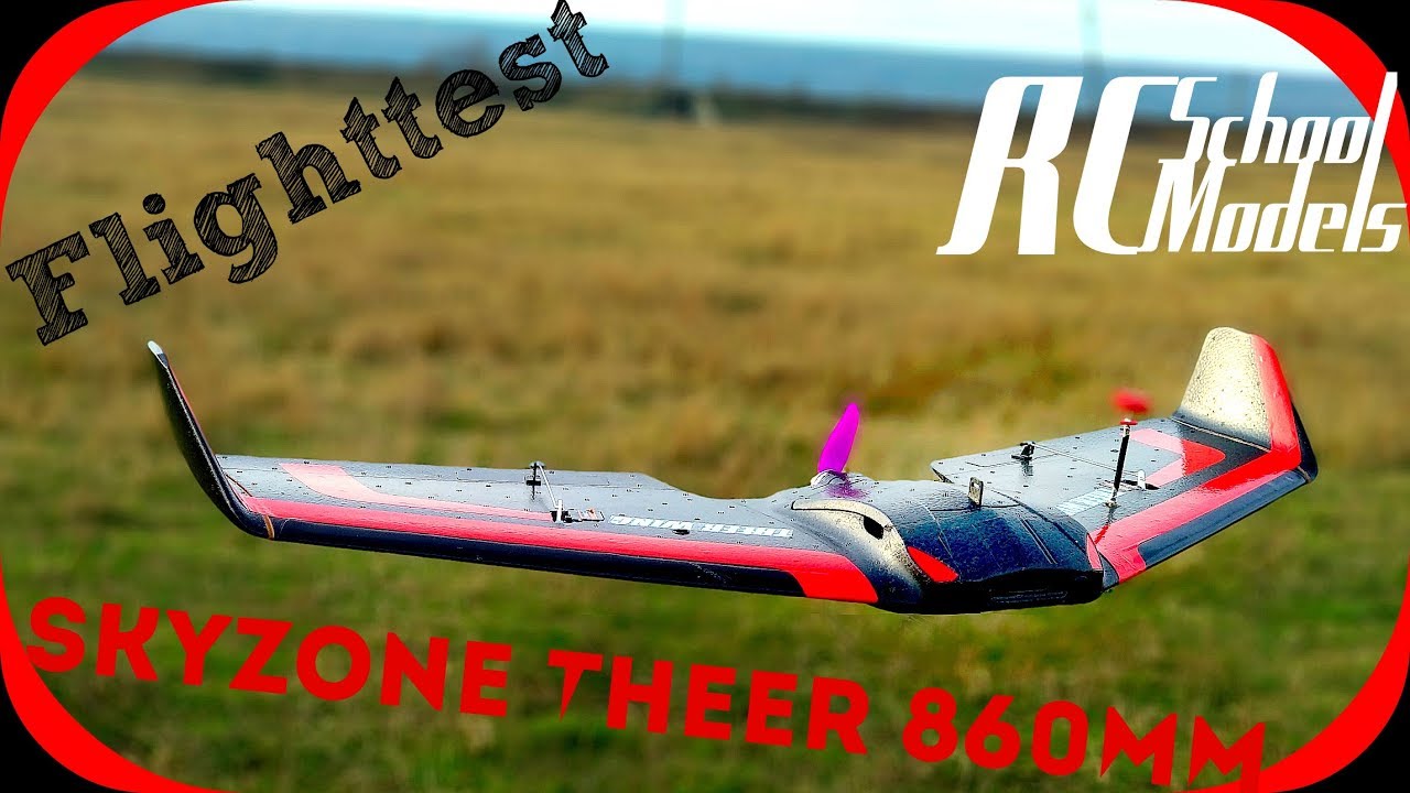 Skyzone THEER 860mm Flight test. Пролетел через туннель,полетал над поездом!