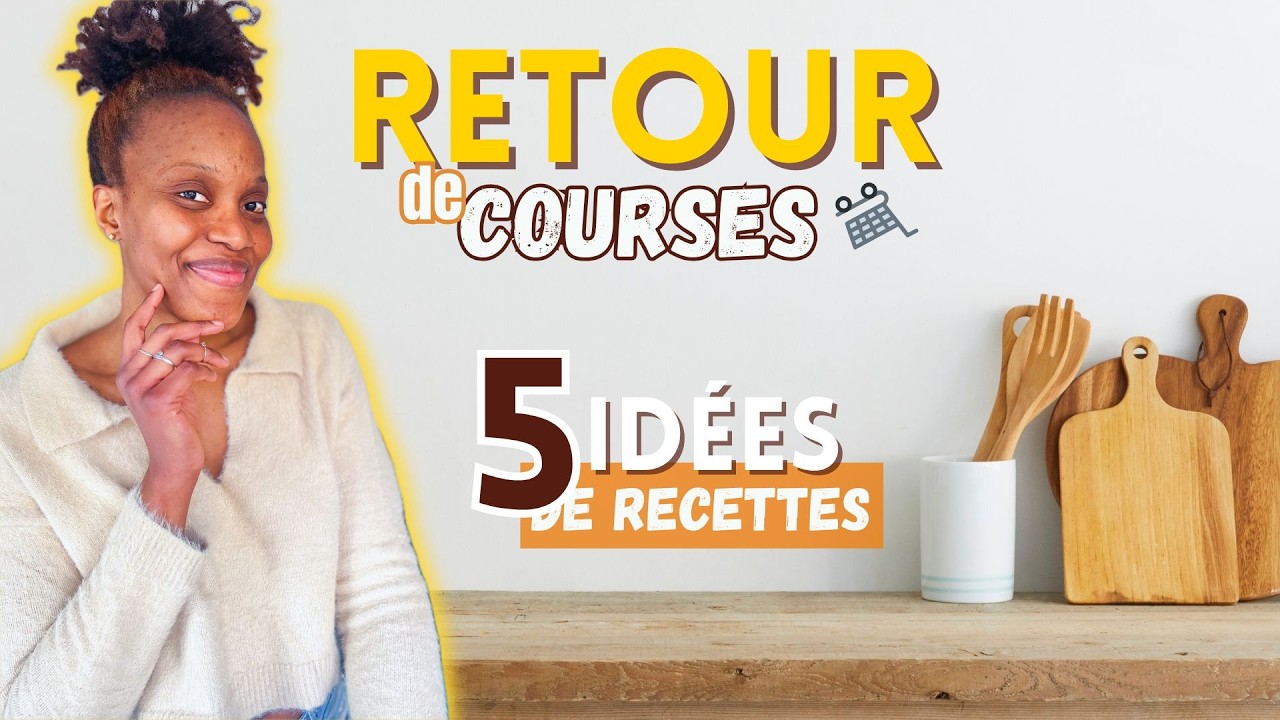 Courses Healthy - sans aliments industriels | recettes salées et sucrée #retourdecourses