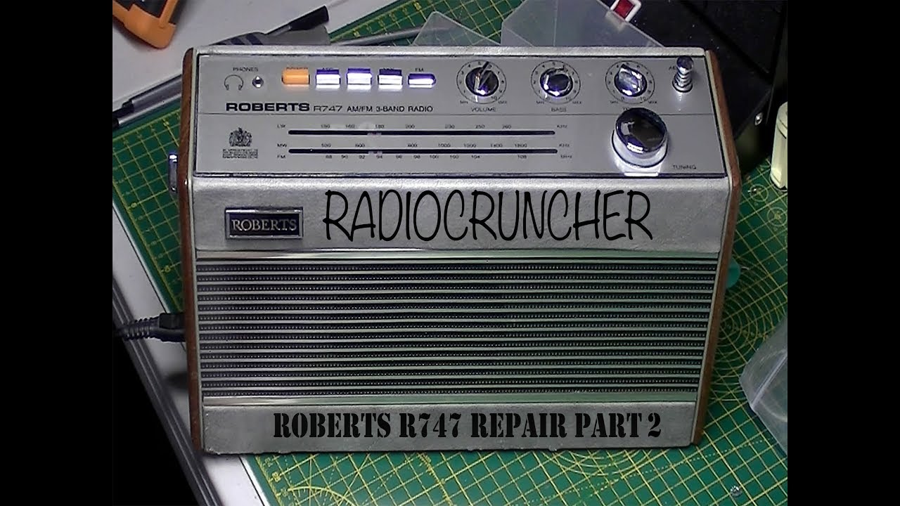 Roberts R747 repair part 2: Renovation time then all done