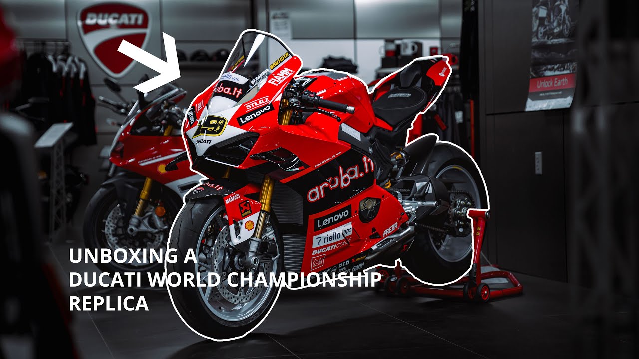 Unboxing A Rare Ducati Panigale V4 Bautista @ MOMS Foxboro #worldsbk #ducati #panigale