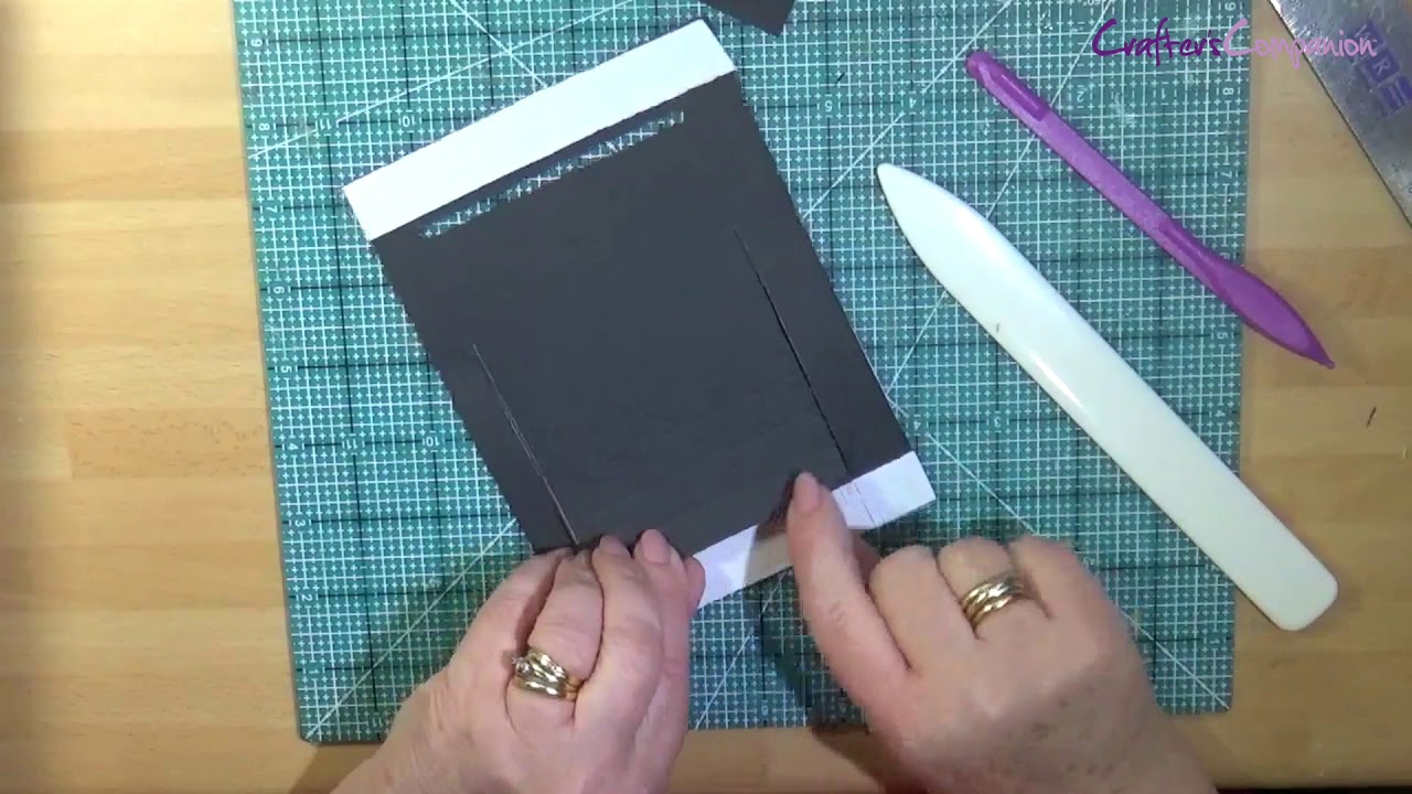 Crafter's Companion Subscription Box -  Waterfall Card Tutorial