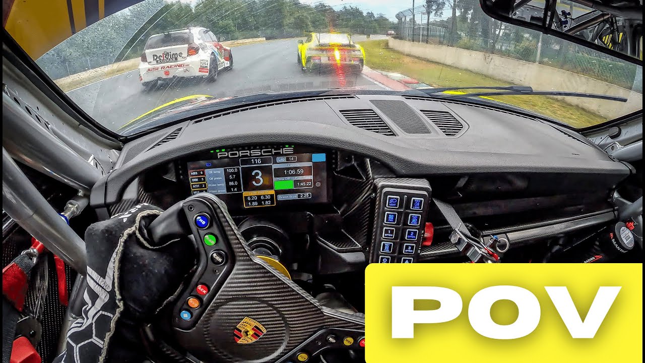 Porsche 992 GT3 Cup | POV Wet Drive at Zolder