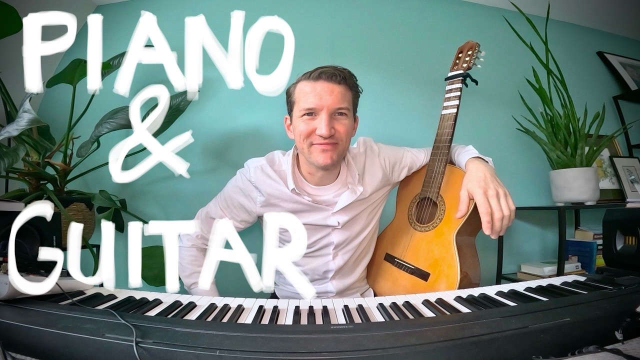 Piano Improv & Guitar Day 21  🎹🎸🪴