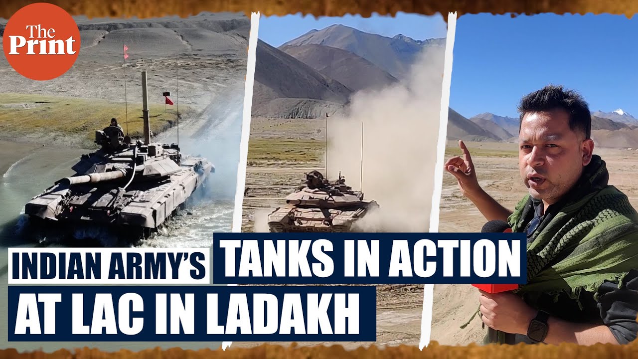 Watch Indian Army’s tanks in action at the LAC in Eastern Ladakh || Part 2