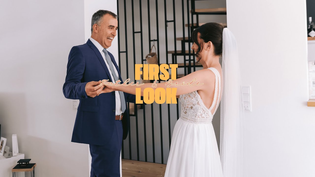 EMOTIONAL Father Daughter First Look 💖👰🏻&zwj;♀️🥹✨