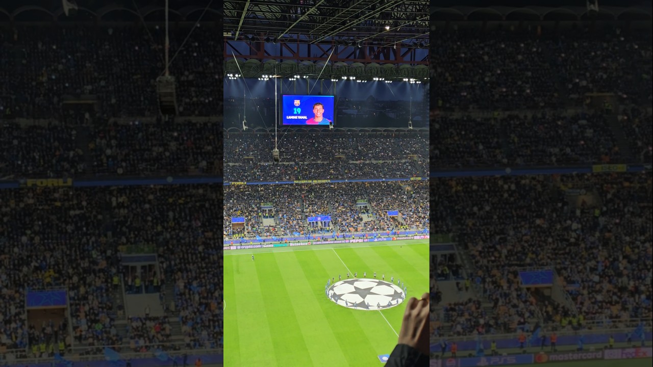 Inter-Barcellona 4-3 formazione Barcellona San Siro 6/5/2025 #inter #Barcellona #yamal #champions