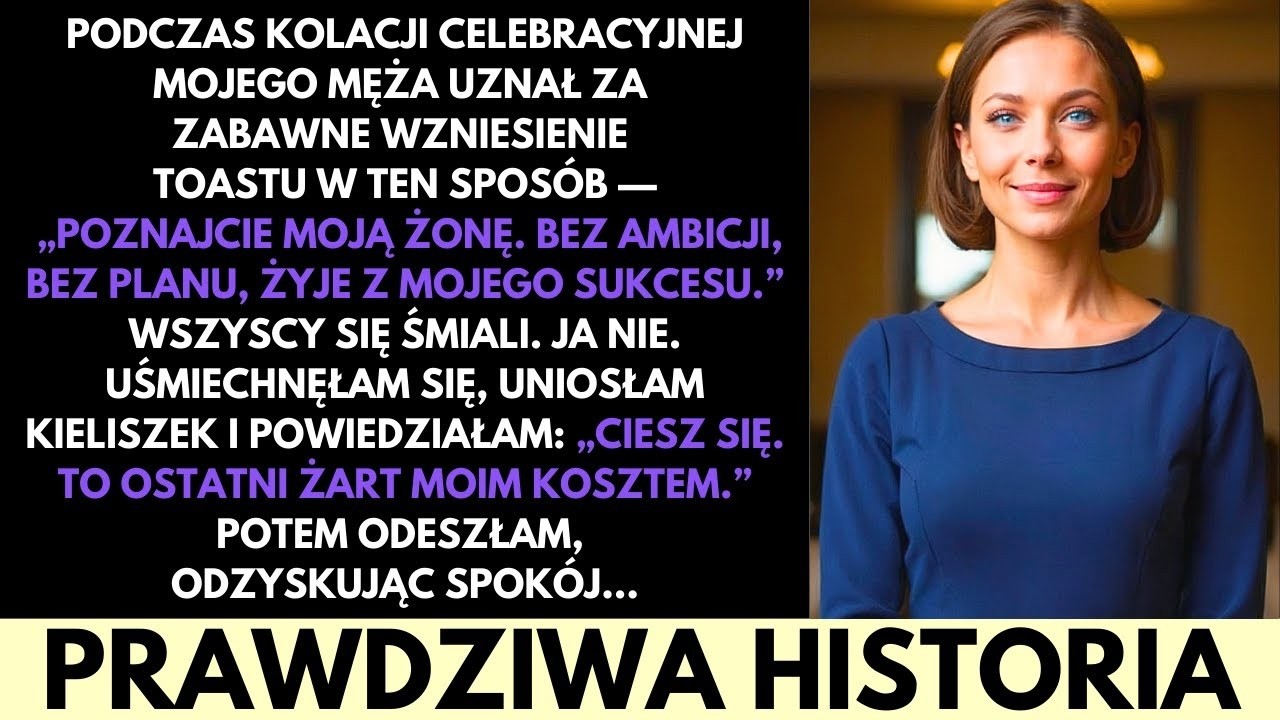 Na Luksusowej Kolacji Męża Drwił Ze Mnie—Wzniosłam Kieliszek I Odzyskałam Swoją Siłę