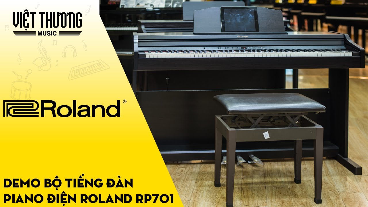 Demo sound bộ tiếng đàn piano điện Roland RP-701