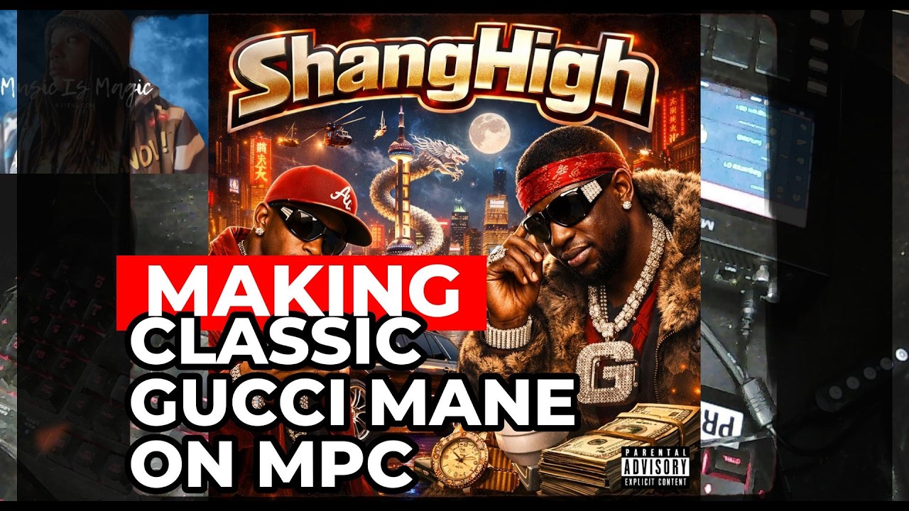 Making Classic Gucci Mane on MPC | ShangHigh Beat Breakdown (Asian Trap Vibes)