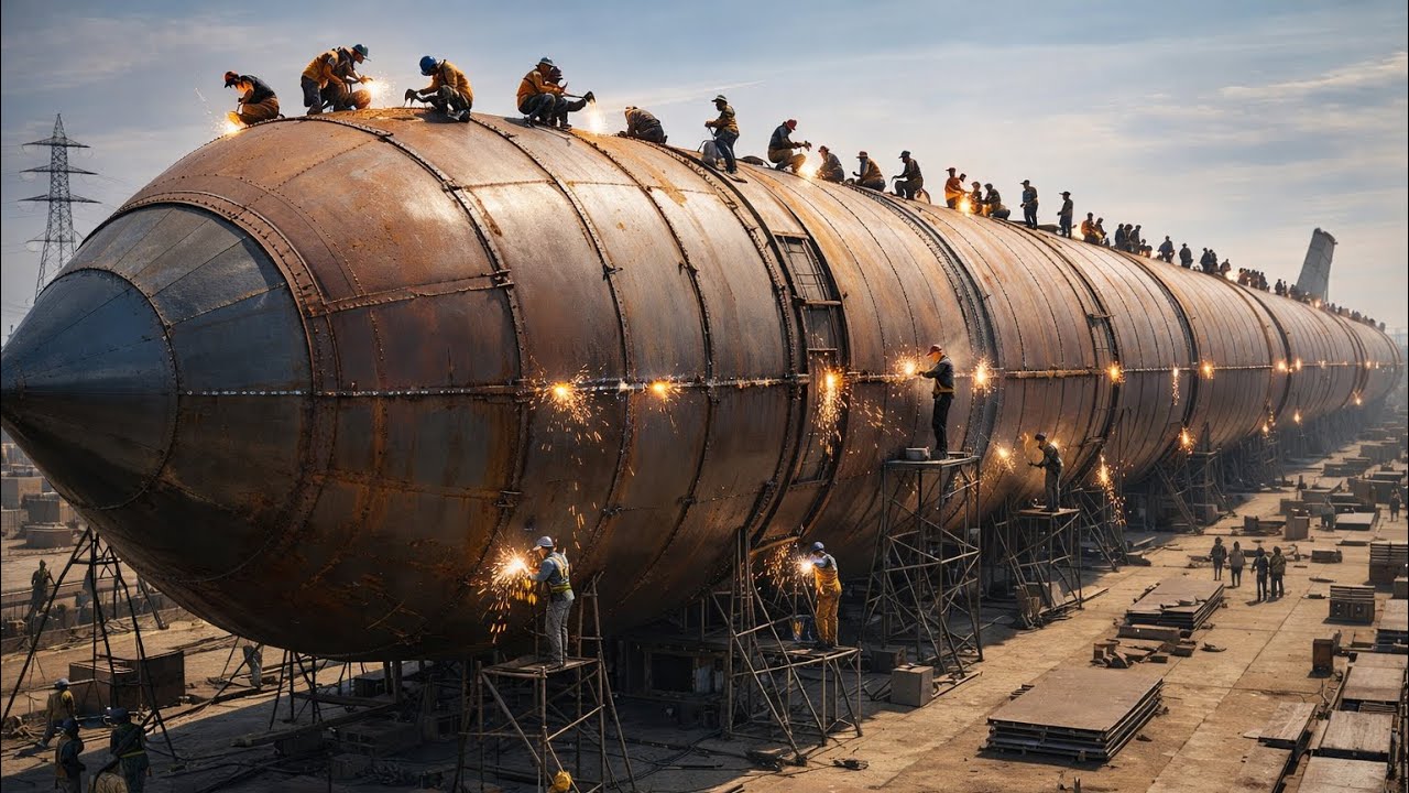 Extreme Giant Silo Tanker Build Manufacturing | Heavy Steel Welding Process