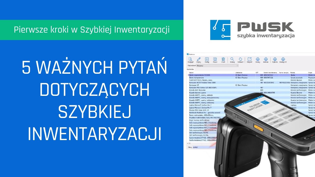TOP 5 Najczęściej zadawanych pytań o Szybką Inwentaryzację - PWSK