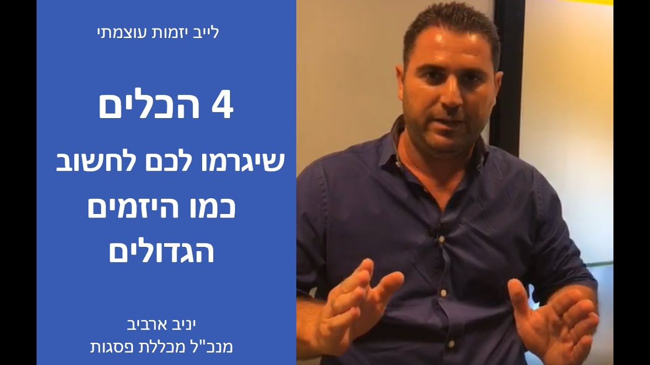 יזמות - איך יזמים ואנשי עסקים גדולים חושבים?! | סרטון שבועי | מכללת פסגות
