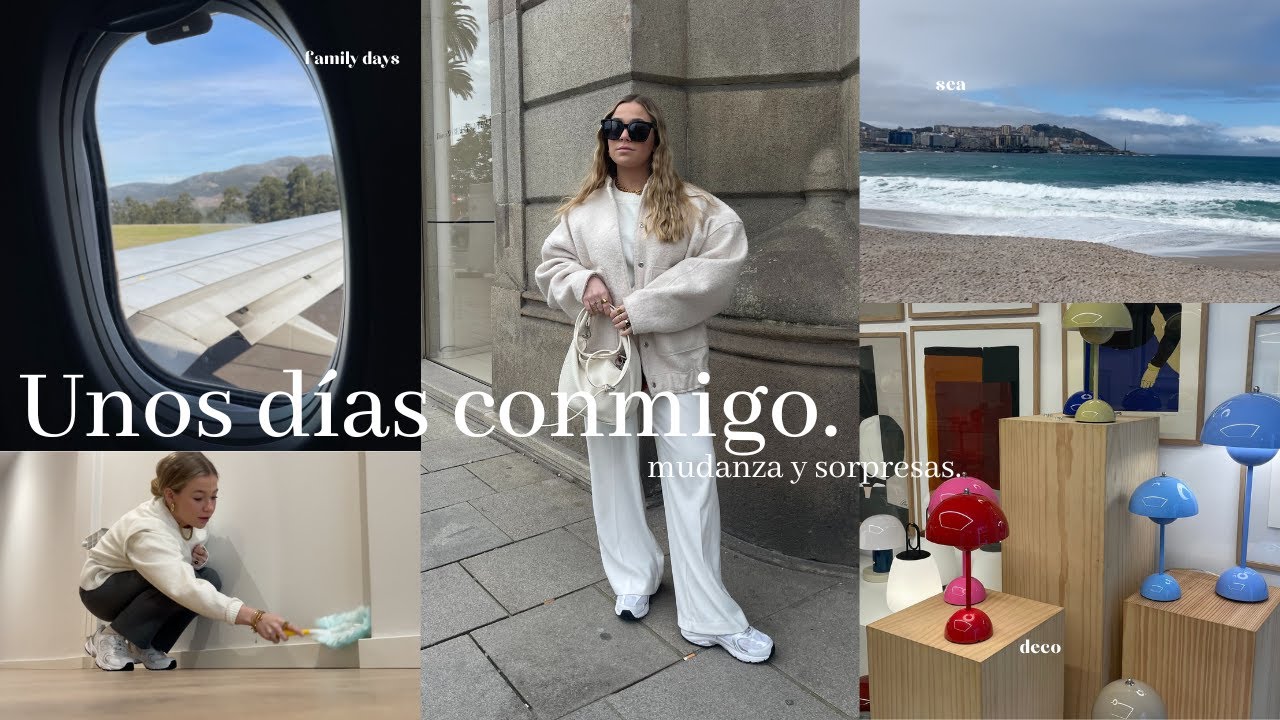 VLOG: Unos días en Coruña, mudanza y sopresas!| Carlota Grande♡