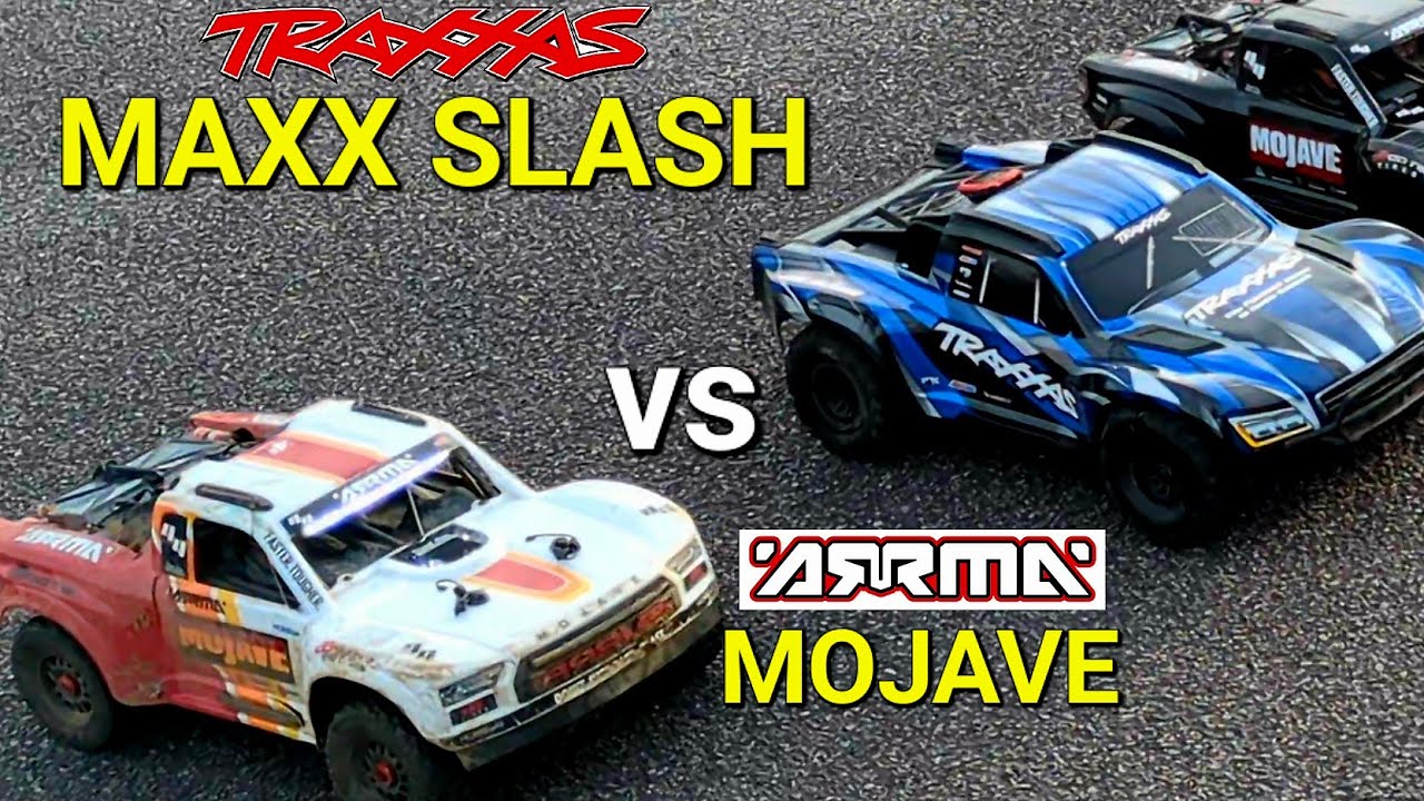 Traxxas Maxx Slash vs Arrma Mojave RACING!