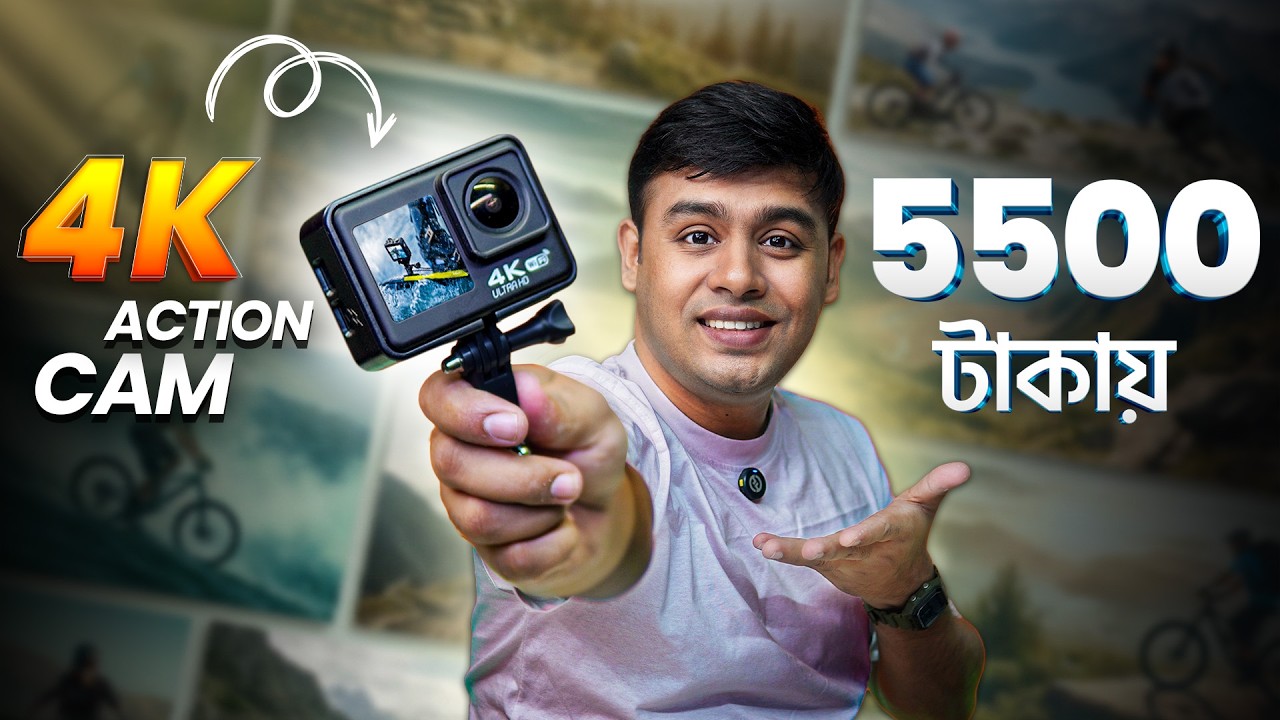 ৫৫০০ টাকায় 4K Action Camera?🔥 V8 4K Real Test!