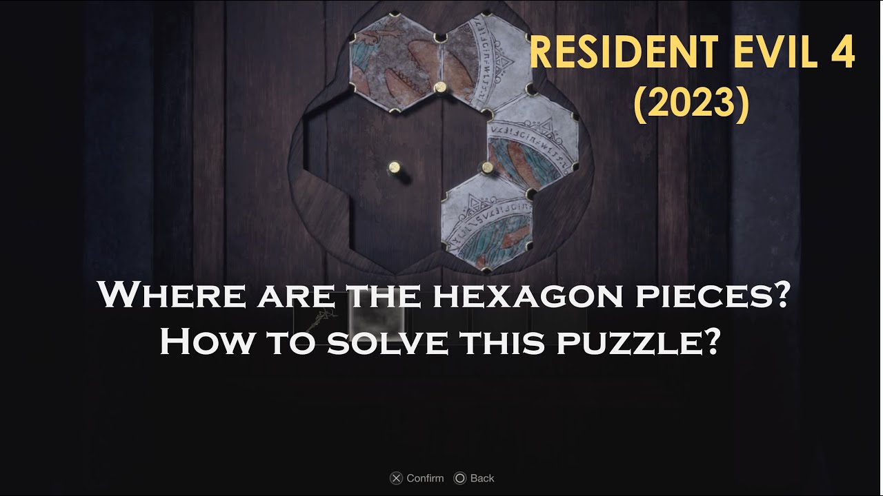 Resident Evil 4 (2023), locations of all hexagon pieces in chapter 3/4