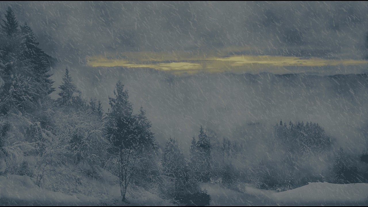 Lost in the Blizzard | 10 Hours of Snowstorm Sounds for Deep Sleep