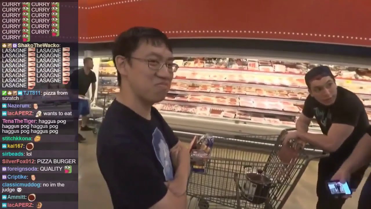 GREEKGODX GOES FOOD SHOPPING WITH TRUMPSC, TRAINSWRECKSTV, & NICK