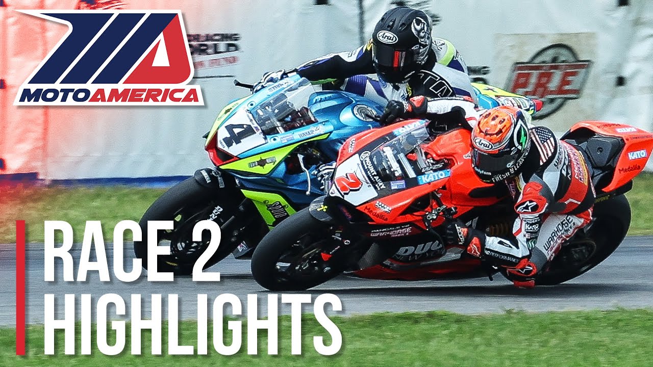MotoAmerica Supersport Race 2 Highlights at VIR 2022