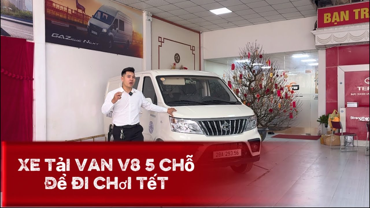 Chỉ với 120 triệu nhận ngay xe tải van terav8 5 chỗ về chơi tết