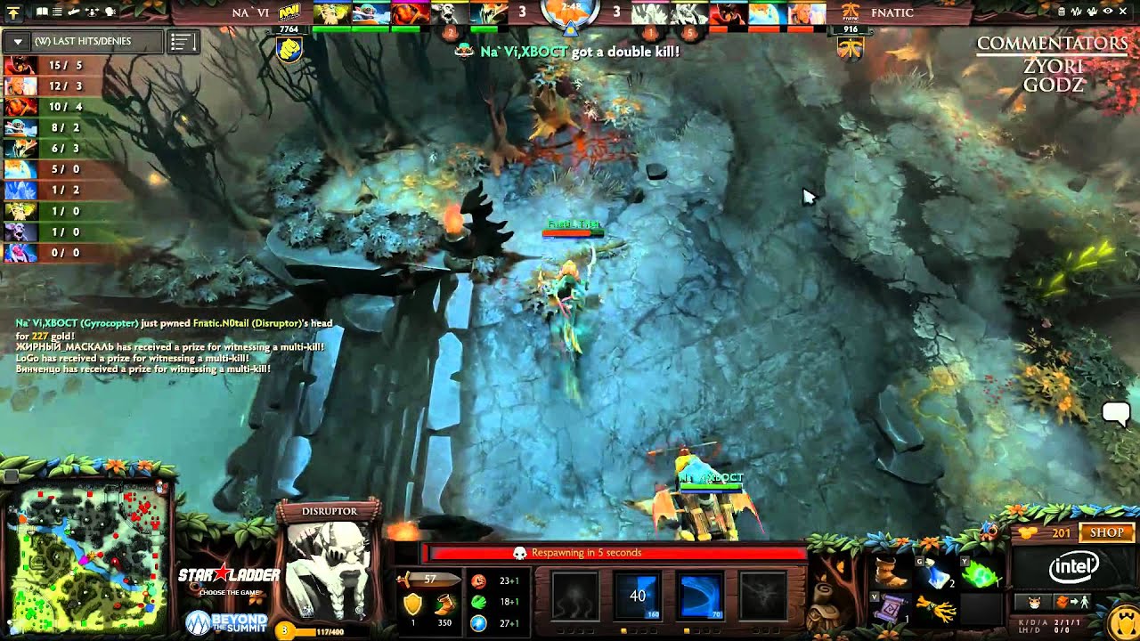 Na'Vi vs Fnatic (Starladder IX Europe - Group Stage)