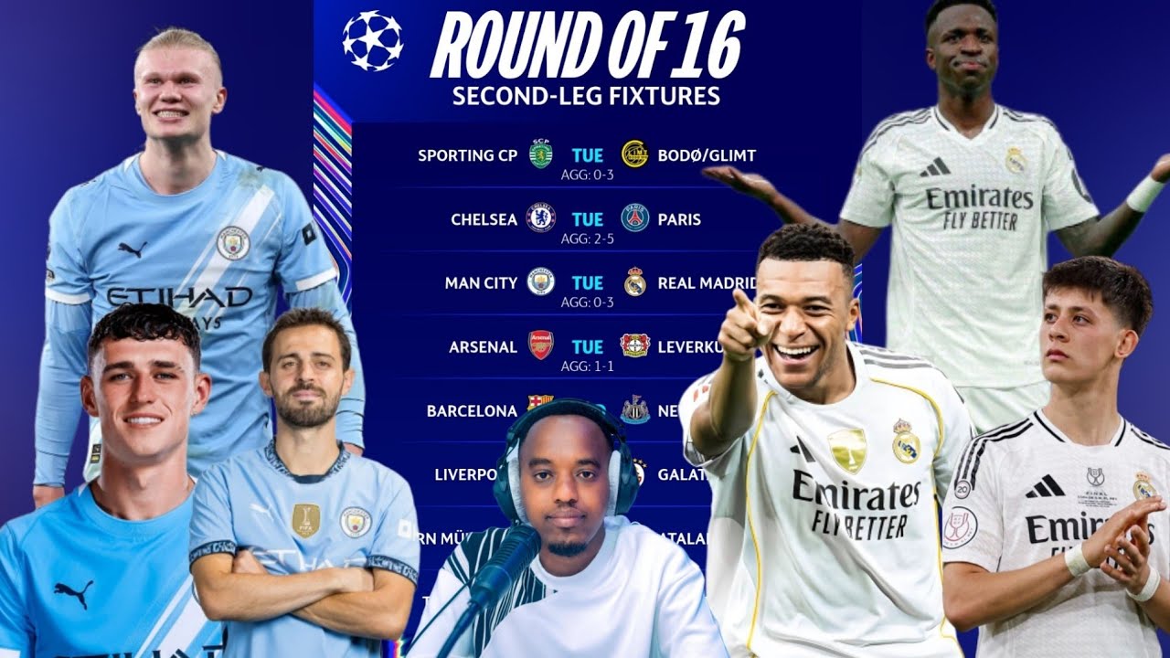MAN CITY vs REAL MADRID 🌟: champions league yagarutse umva ubusesenguzi kuri iyi game