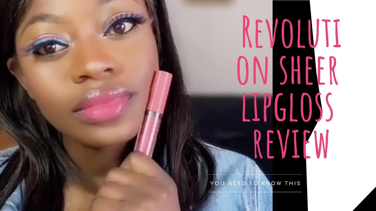 Revolution brilliant sheer swatches vs Revolution matte lipstick