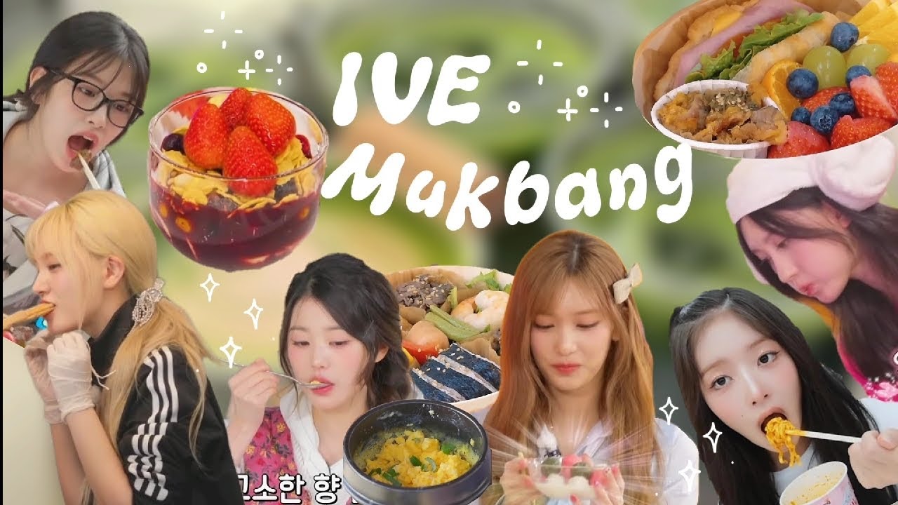 IVE MUKBANG | IVE EATING MOMENTS #kpop #kpopidols #kpopmukbang