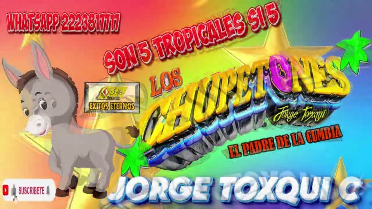 LAS 5 TROPICALES MAS ESCUCHADAS GRUPO LOS CHUPETONES 2025