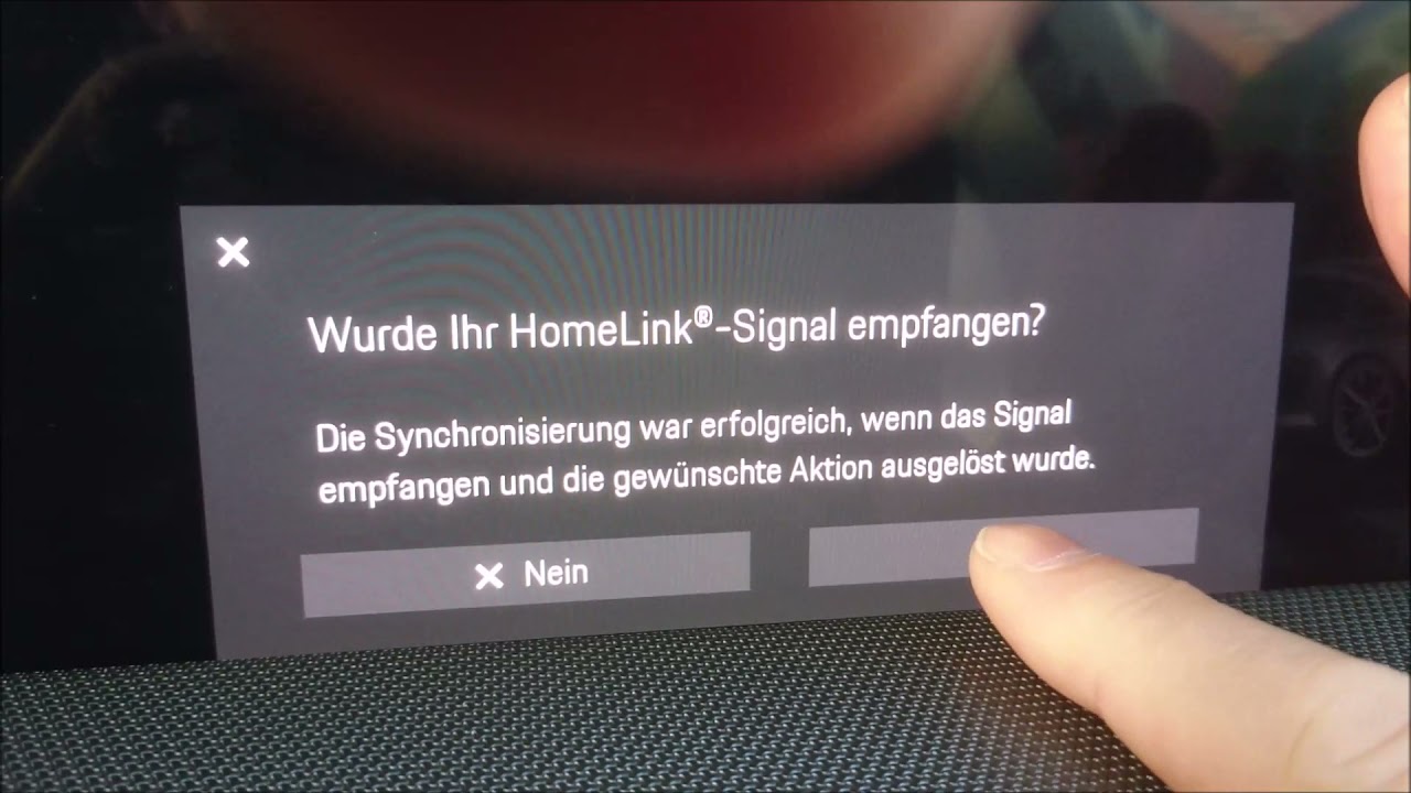 Porsche 992 - So geht HomeLink