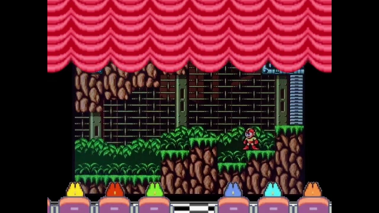 Facing with Buster Rod.G in Rock Man Mega World