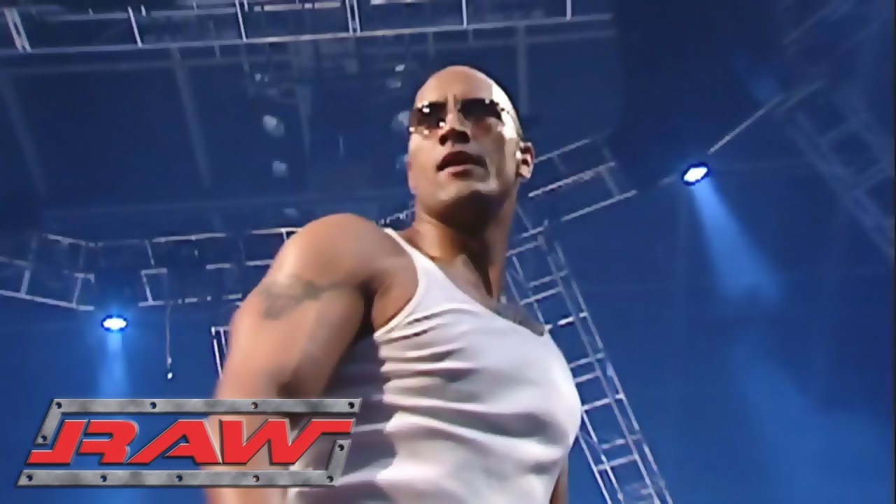 The Rock Makes A Surprise Appearance In Miami Fl - Monday Night RAW!